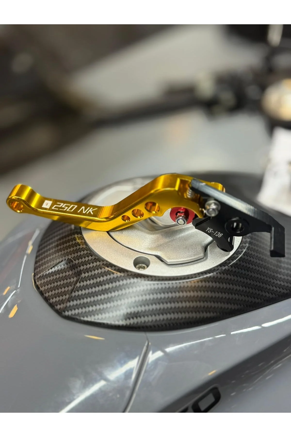CF MOTO NK250 SPOR MANET - GOLD - WUTUTUMOTORS Görsel 2