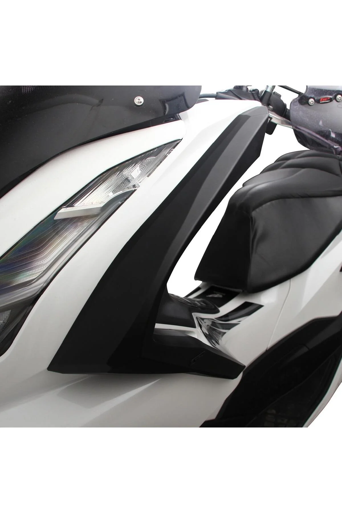 Honda PCX 125 / 150 2021-2024 Uyumlu Üst Bacak Koruma Siyah - GP KOMPOZİT Görsel 3