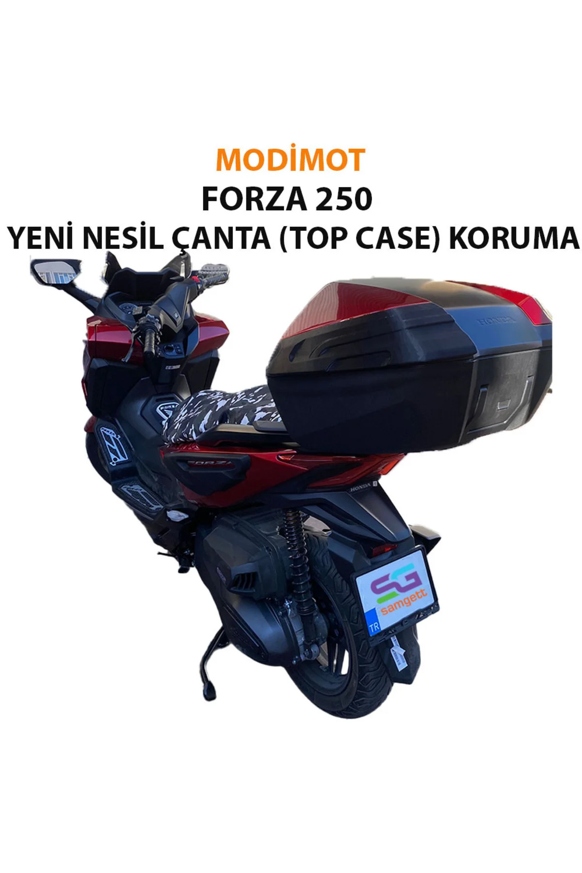 HONDA FORZA 250 UYUMLU YENİ NESİL ÇANTA (TOP CASE) KORUMA