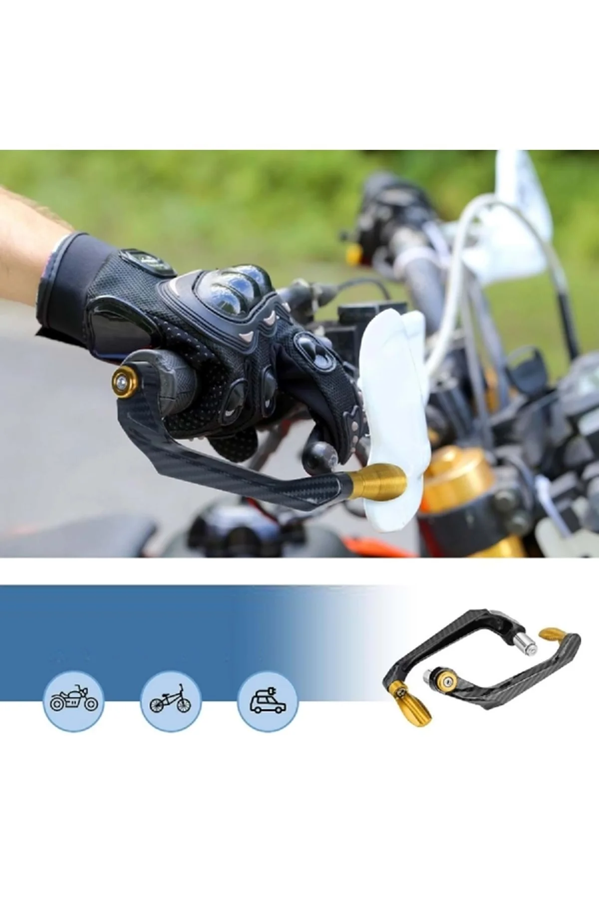 Universal Manet Koruma T2 Karbon Sarı - WUTUTUMOTORS Görsel 6