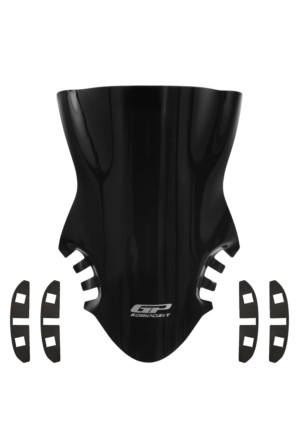 GP Kompozit CF Moto 450 SR 2023-2024 Uyumlu Ön Cam Siyah 39 cm - GP KOMPOZİT Görsel 3