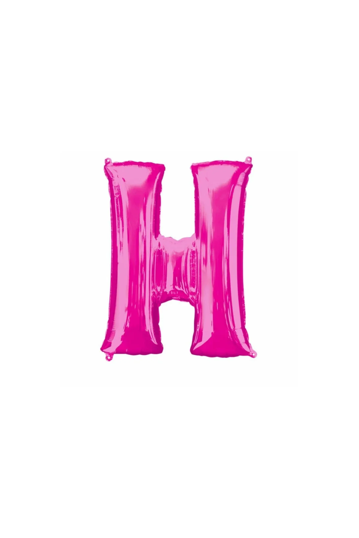 1 Metre Pembe H Harfi Folyo Harf Balon Pembe Folyo Balon H Harf Balon Dekor Balonu Pink