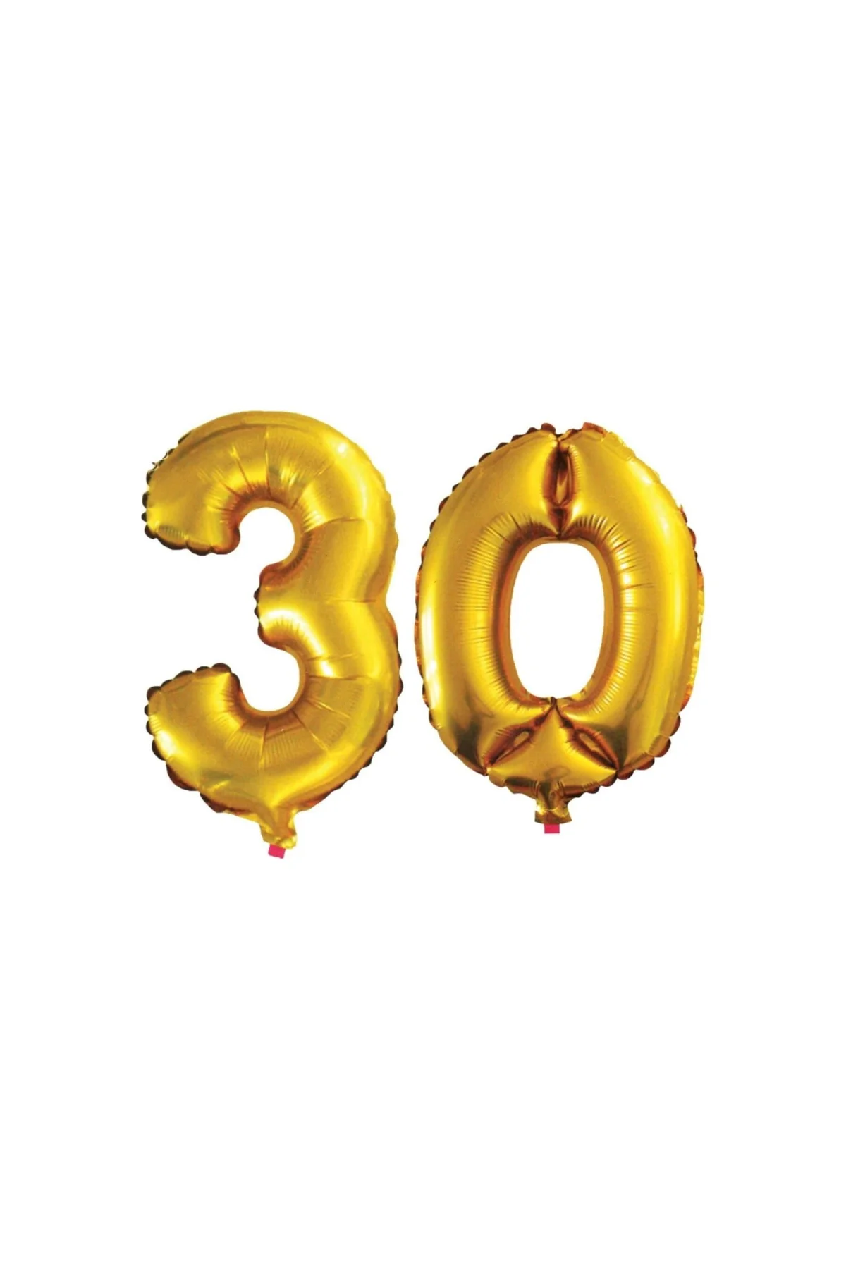 30 Yaş Sayı Folyo Balon Altın 90 Cm