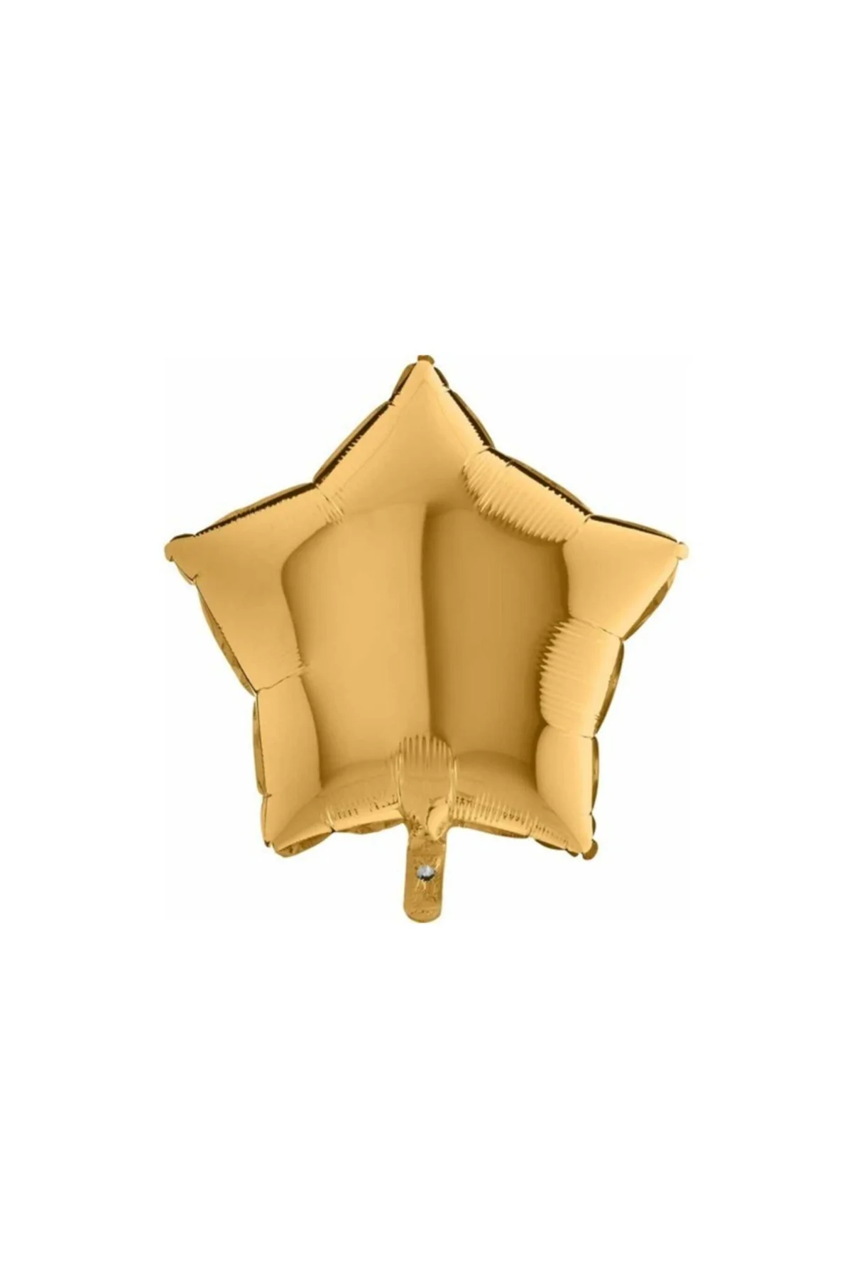 Pazariz Yıldız Folyo Balon 18" 46 Cm Simli Gold