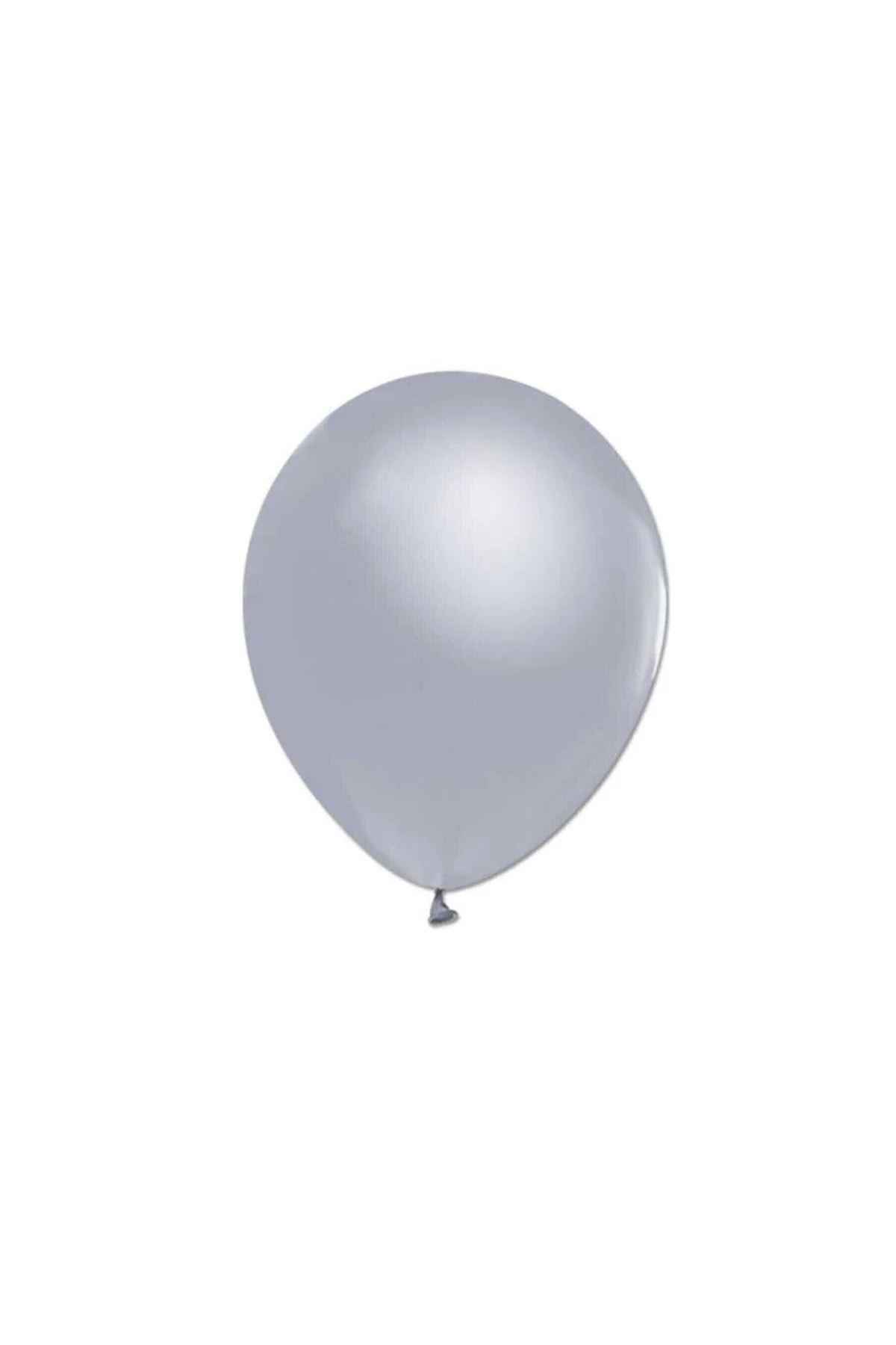 Metalik Silver (GÜMÜŞ) Balon 10 Adet - PAZARIZ Görsel 2