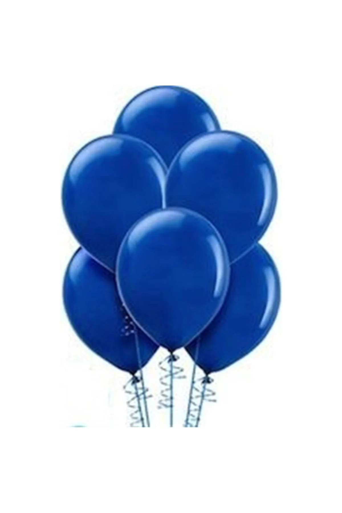 Pazariz Balon Metalik Lacivert Balon 20'li
