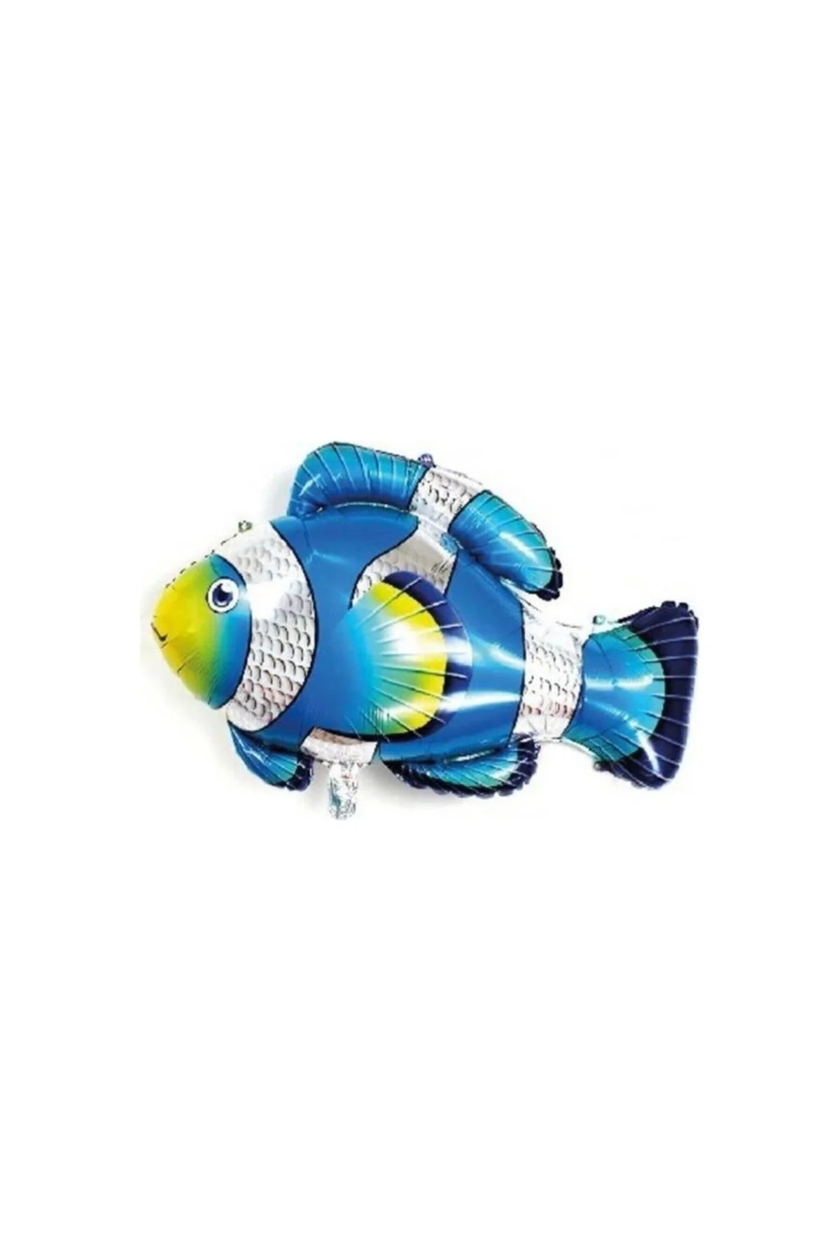Folyo Balon Doğum Günü Balonu Parti Balonu 90 X 71 Cm Mavi Balık
