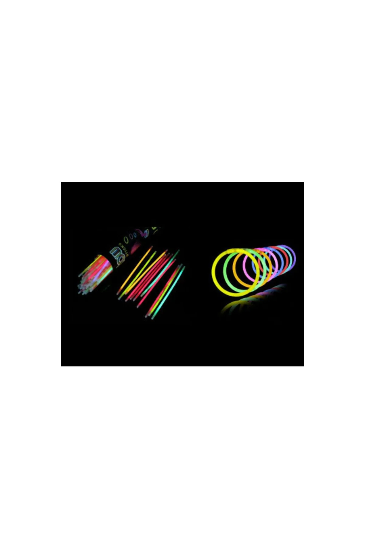 Glow Stick Bracelet Fosforlu Kırılan Çubuk Bileklik 10 Adet - PAZARIZ Görsel 4