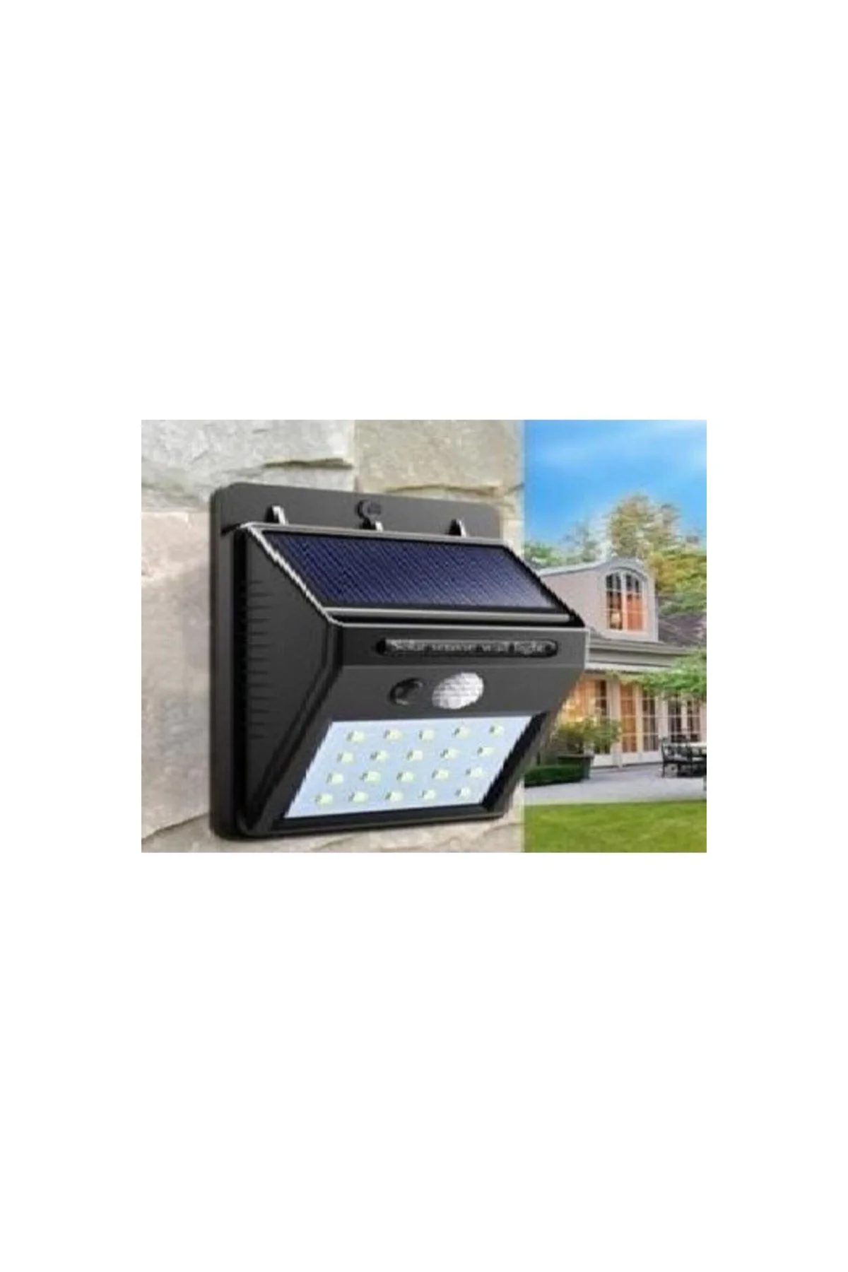 20 Led Solar Güneş Enerjili Bahçe Aydınlatması Aplik Kamp Lambası