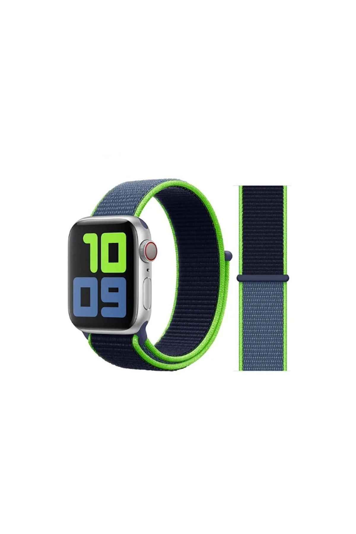 Apple Watch Uyumlu38 Mm Kordon Renkli Hafif Örgülü Hasır Kordon