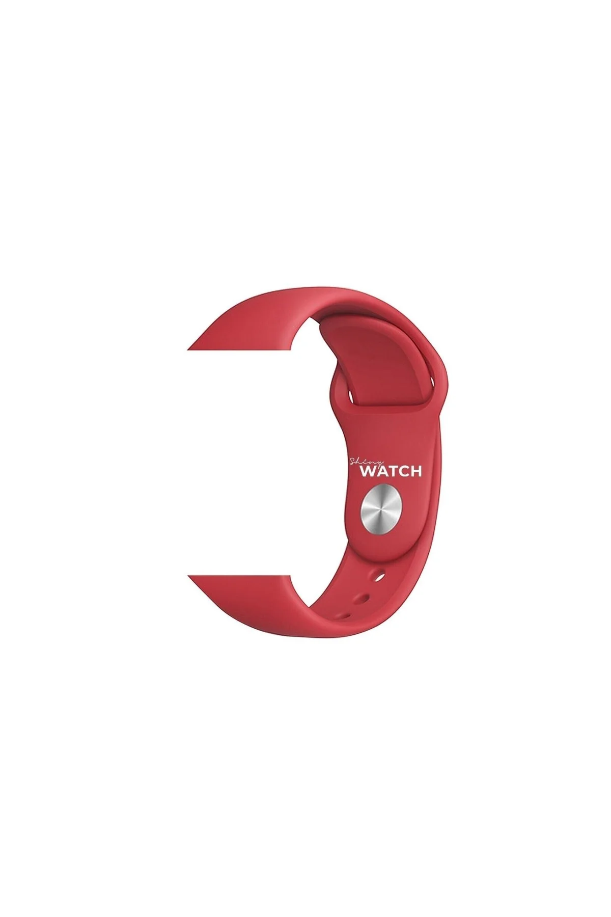 Apple Watch Uyumluspor Silikon Kordon 42/44mm Kırmızı