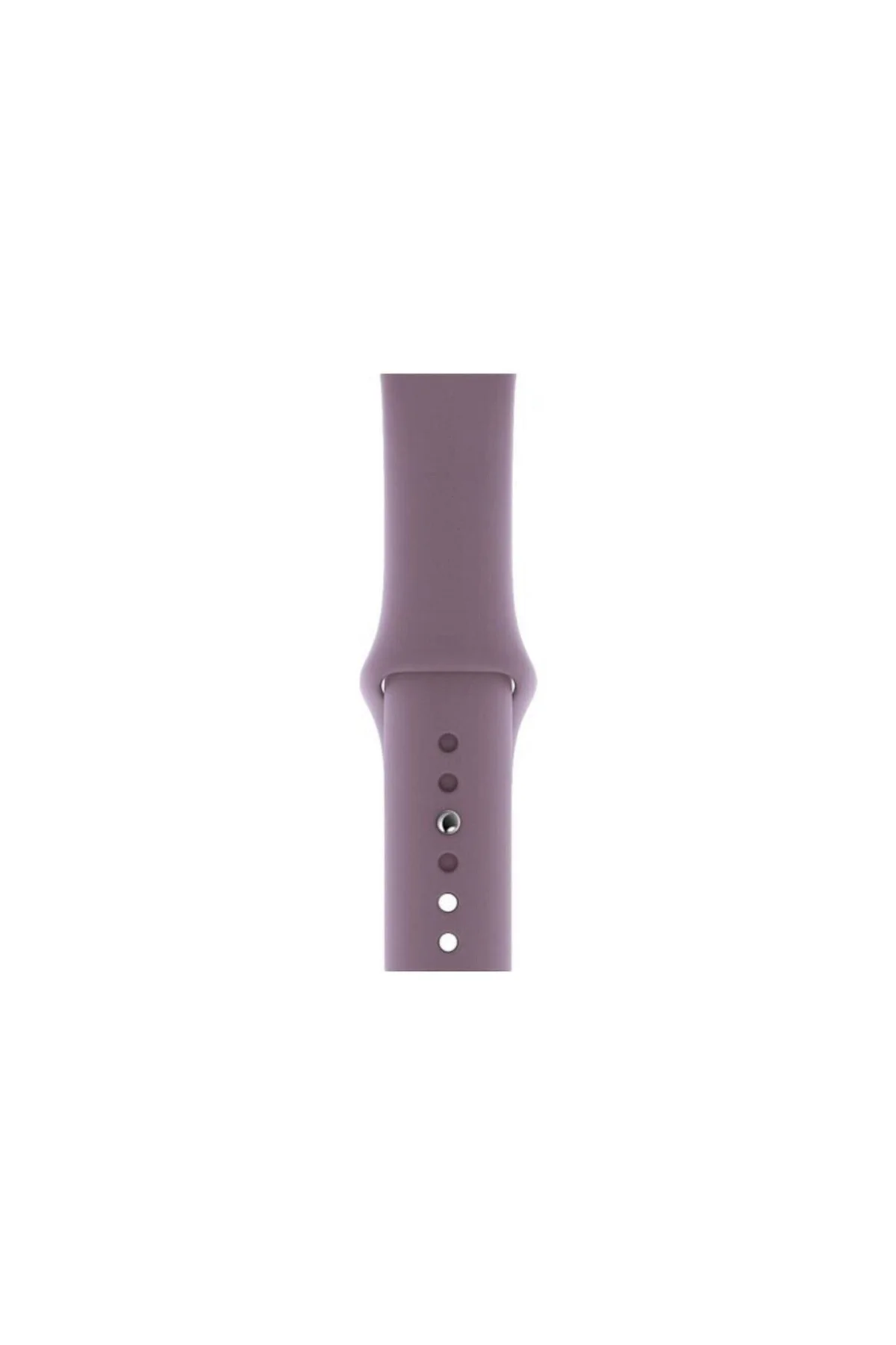 Apple Watch Uyumlu 38 - 40 Mm Spor Kordon Silikon Kayış Lila - PAZARIZ Görsel 2