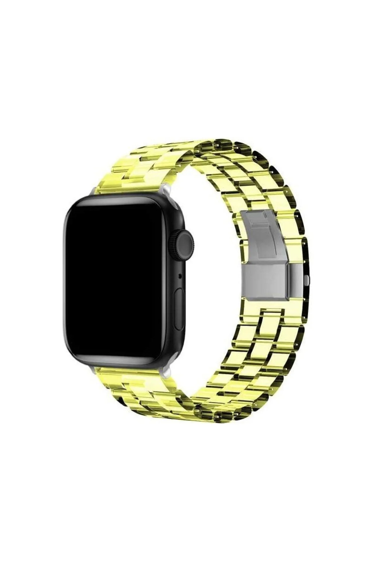 Apple Watch Uyumlu38mm 40mm 41mm 1/2/3/4/5/6/se/7/8 Kordon Şeffaf Polikarbon Kordon