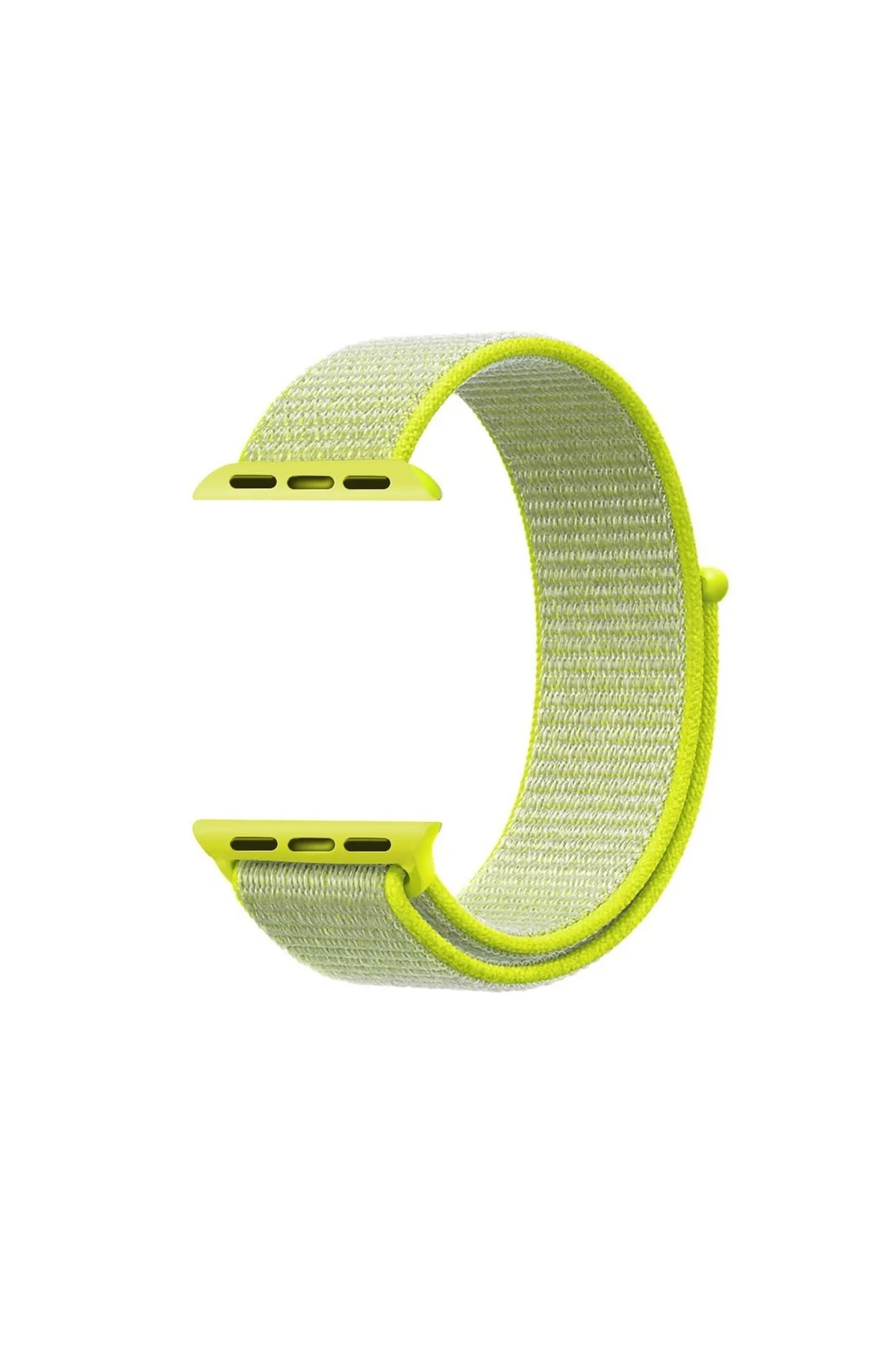 Watch Uyumlu Kordon Kayış 7 - 6 - Se - 5 - 4 - 3 - 2 - 1 38mm 40mm 41mm- Neon Yeşil Gri