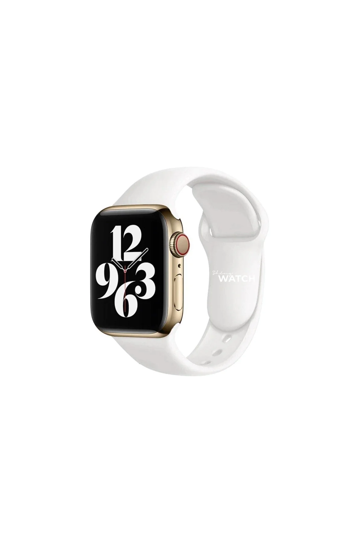 Apple Watch Uyumluspor Silikon Kordon 42/44mm Beyaz - PAZARIZ Görsel 3