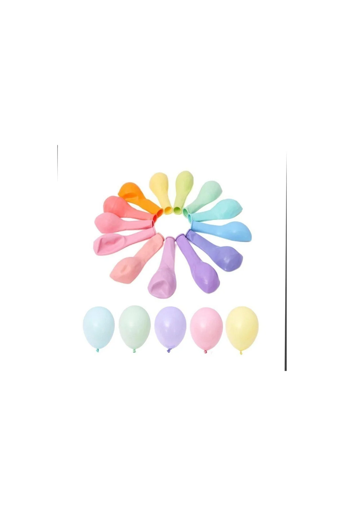 Makaron Zincir Balon Seti Hazır Zincir Balon Aparat + Balon + 100 Makaron Balon - PAZARIZ Görsel 4