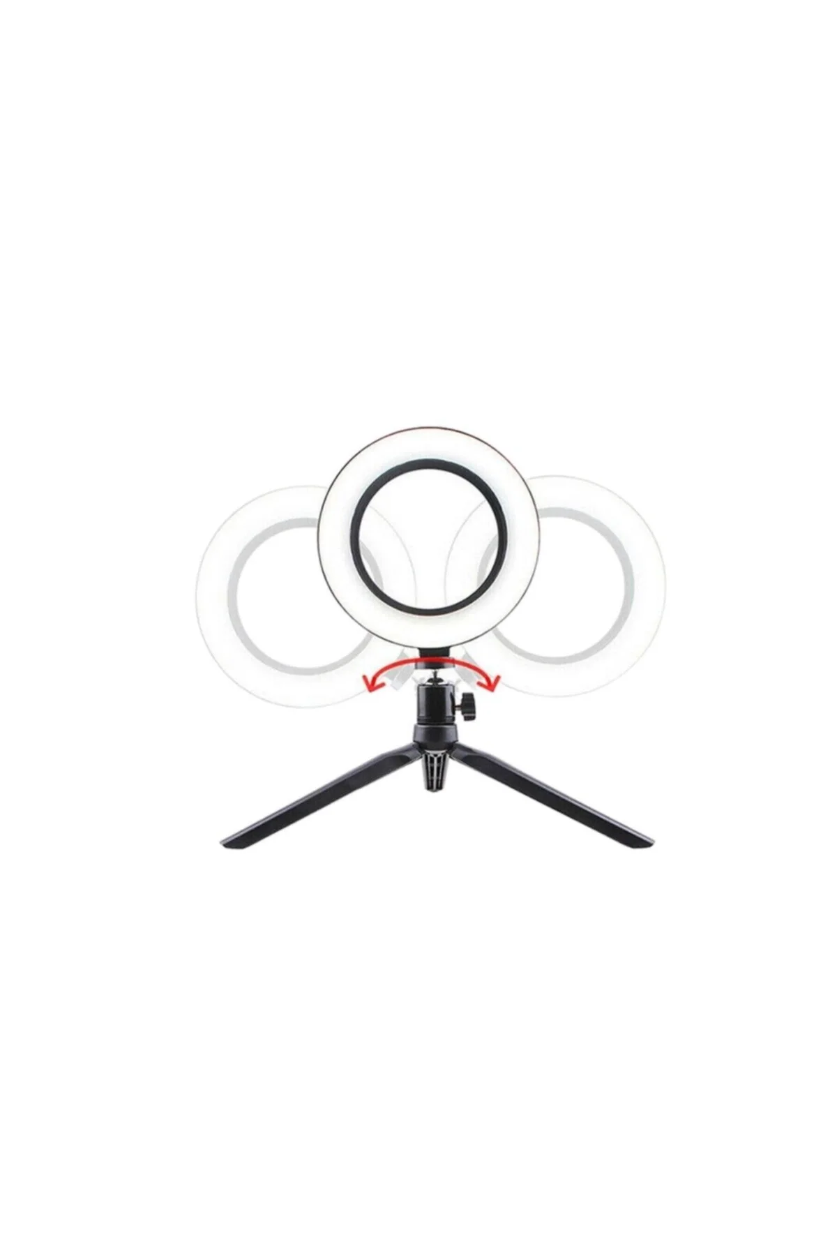 10inç 26cm Youtube Instagram Tiktok Selfie Stüdyo Video Fotoğraf Ring Light Tripod Led Halka Işık - PAZARIZ Görsel 4
