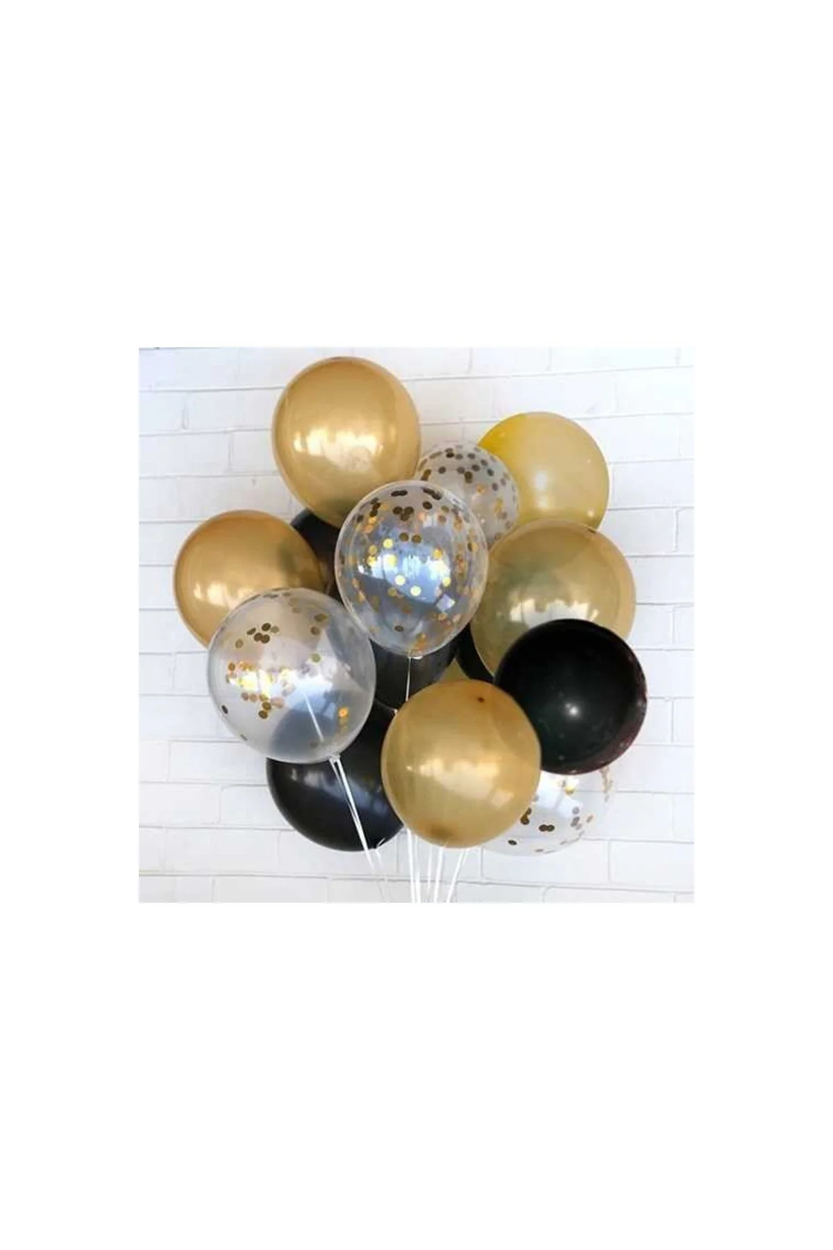 Gold Altın Metalik Balon 100 Adet - PAZARIZ Görsel 2