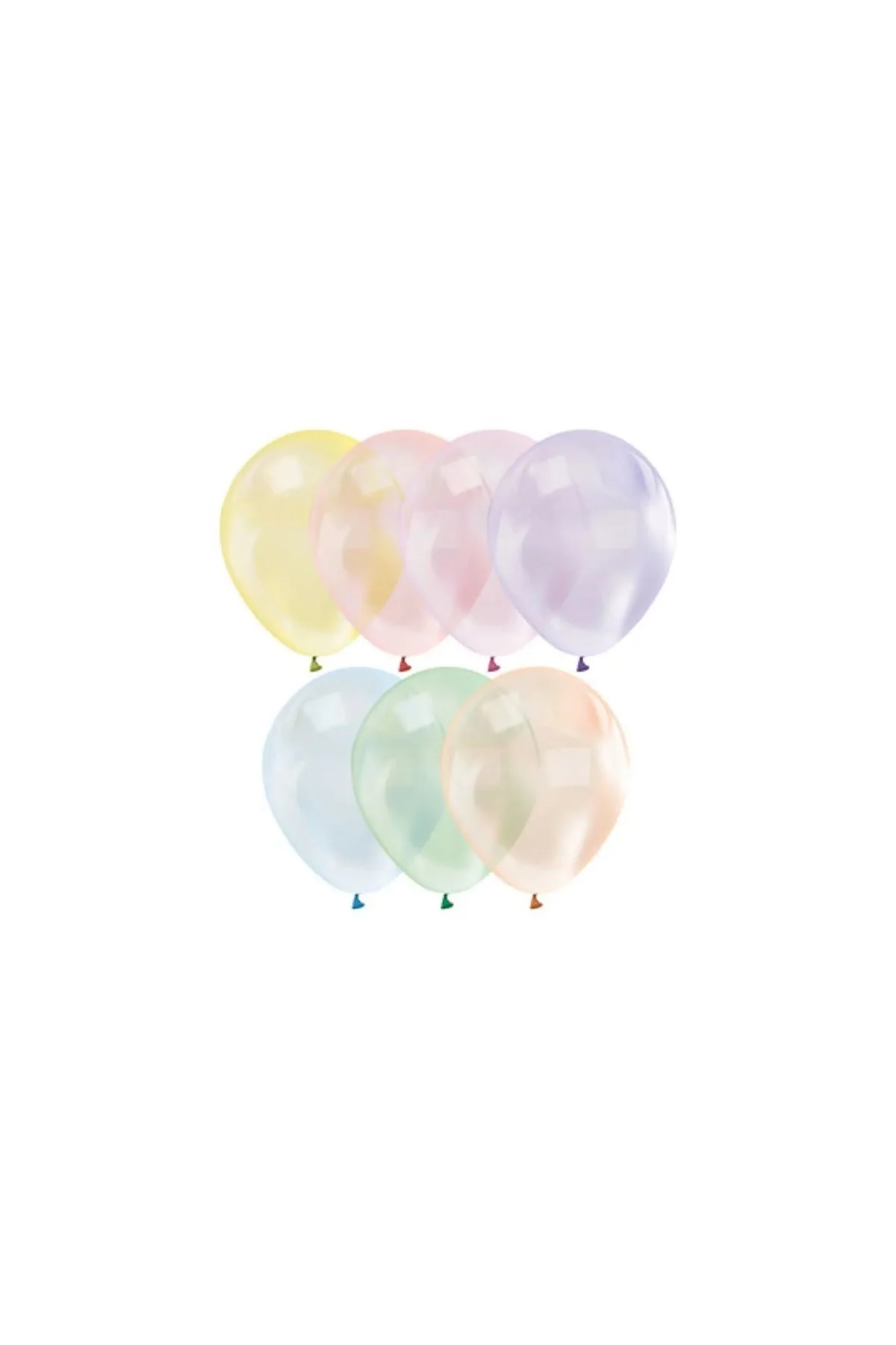 T127123 Karışık Baskısız Ekstra Şeffaf Balon 100lü /12inç/ Bmb1000t127123