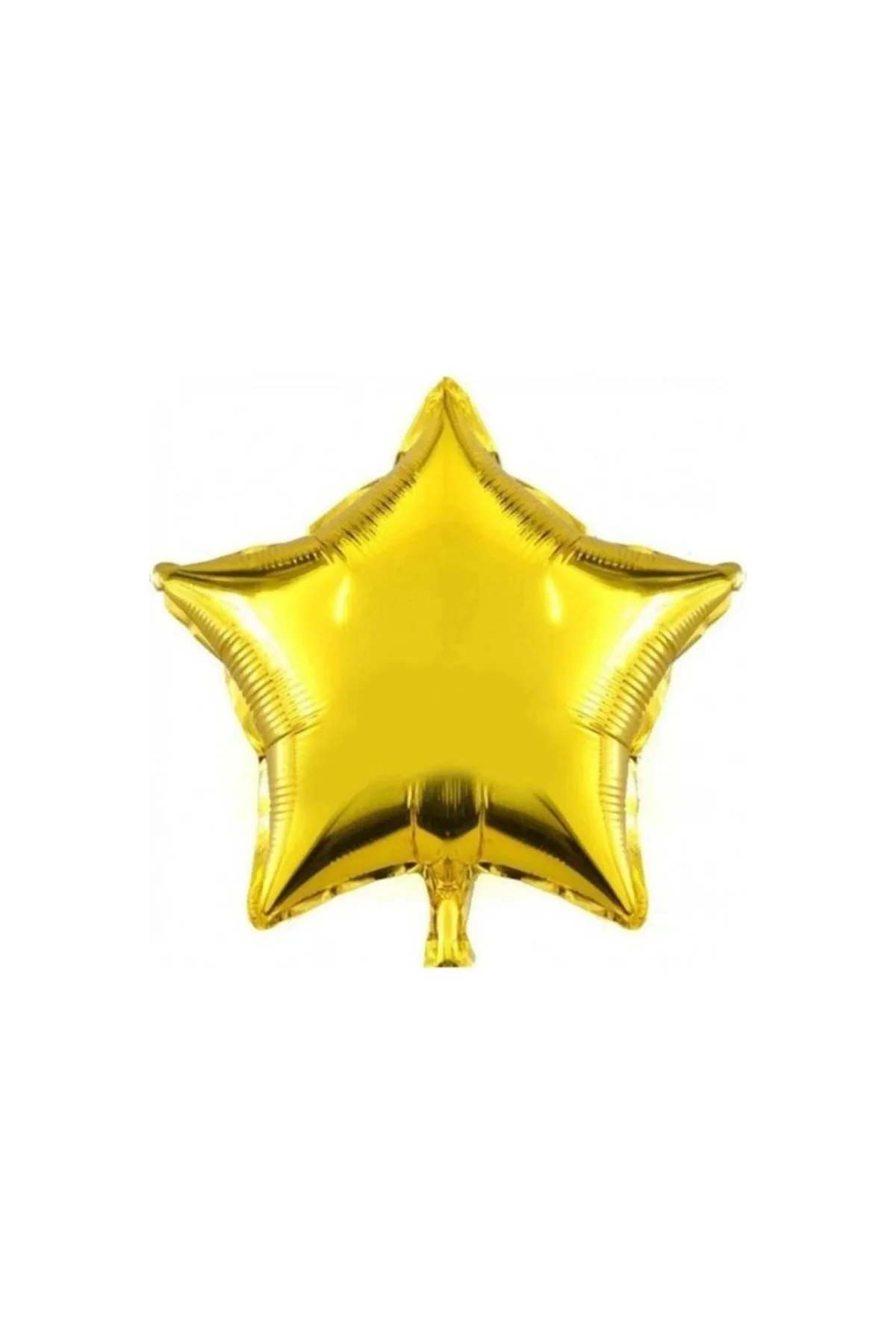 Altın Sarısı (gold) Yıldız Folyo Balon 45cm Helyumla Uçan