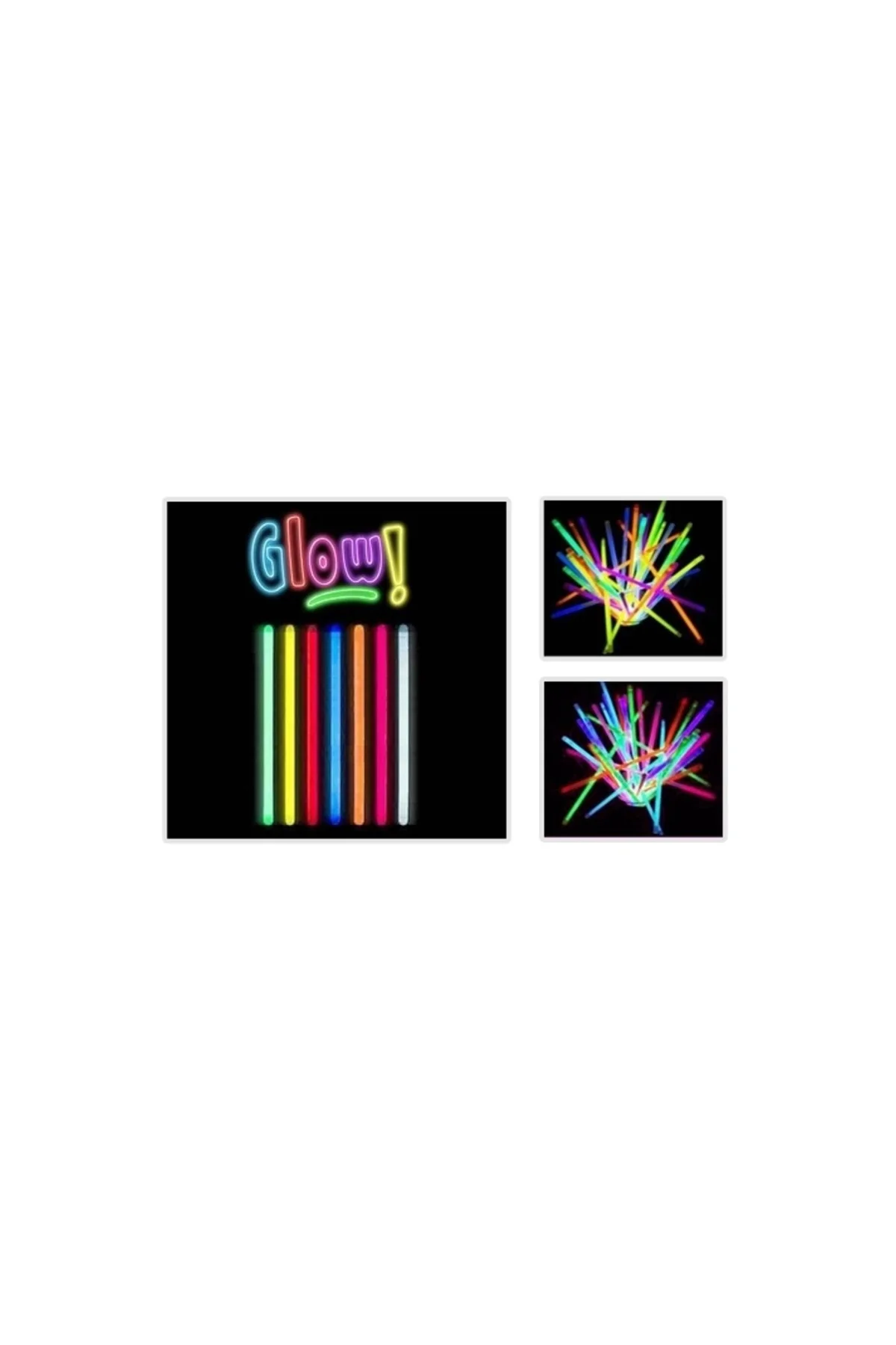 Glow Stick 20 cm Fosforlu Kırılan Çubuk 10 Adet