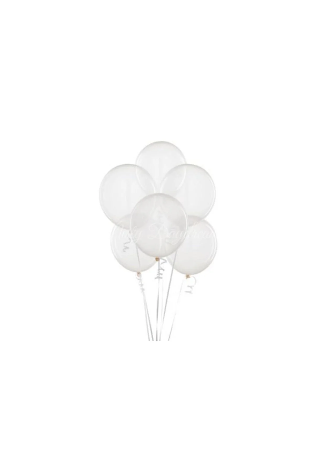 100 Adet Metalik Balon Ve Balon Zinciri (k.mavi, Mint Yeşili, Şeffaf, Sarı Pembe) - PAZARIZ Görsel 2