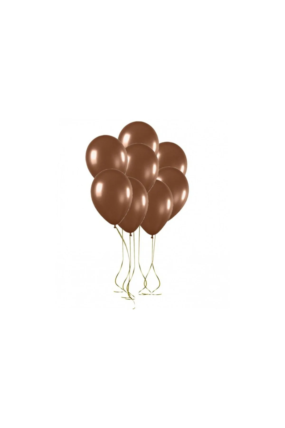 Kahverengi Balon Pastel Balon 100 Adet - PAZARIZ Görsel 2