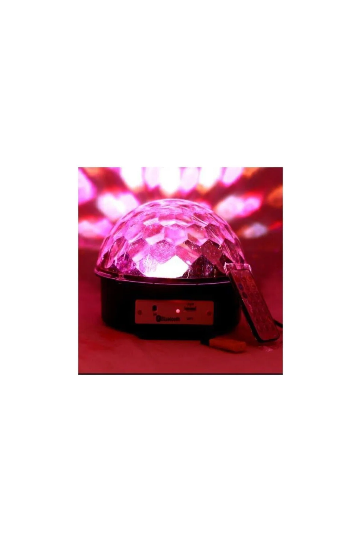 Disko Topu Rgb Ledli Bluetooth Hoparlör Sese Duyarlı -kumandalı - PAZARIZ Görsel 4