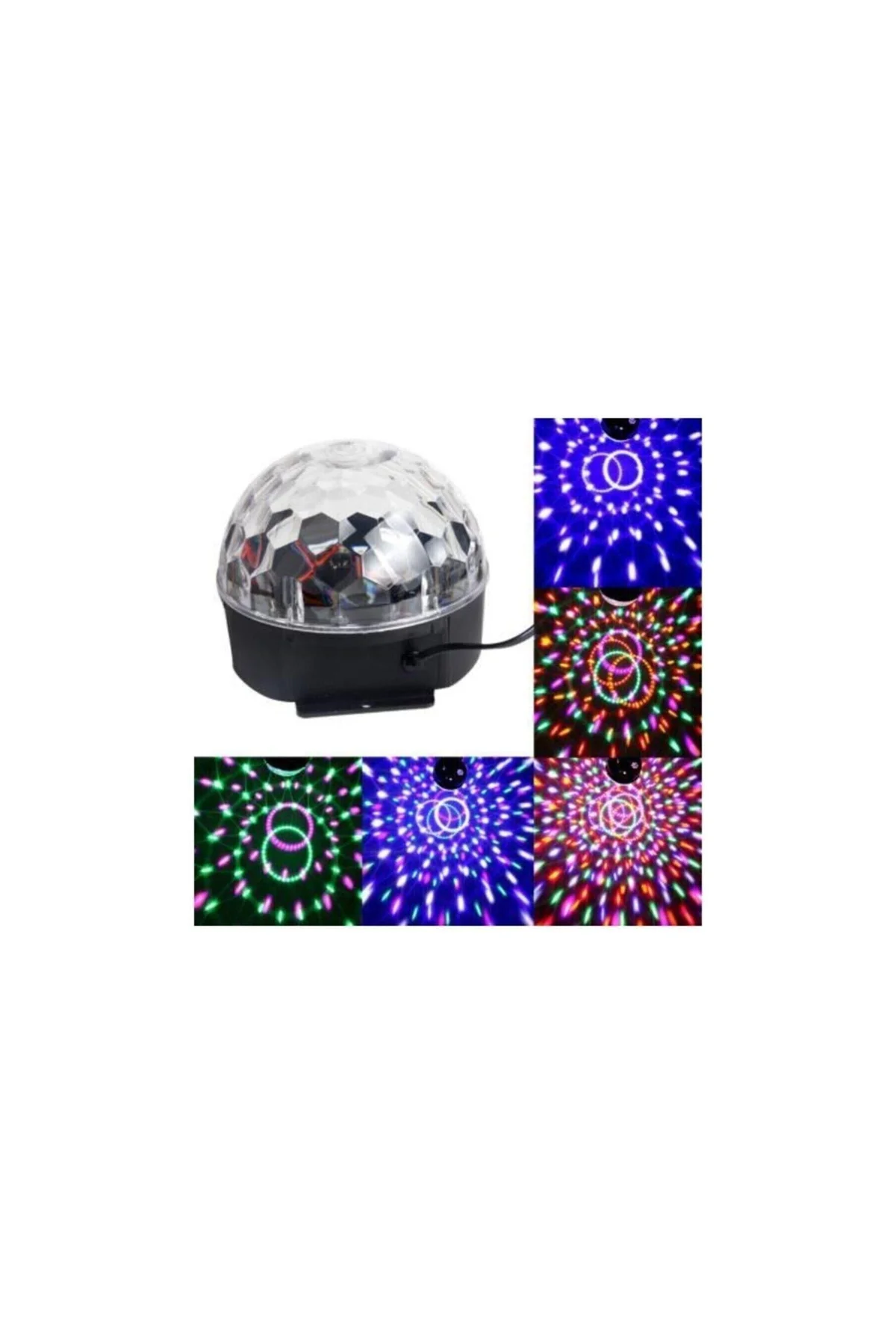 Disko Topu Rgb Ledli Bluetooth Hoparlör Sese Duyarlı -kumandalı - PAZARIZ Görsel 2