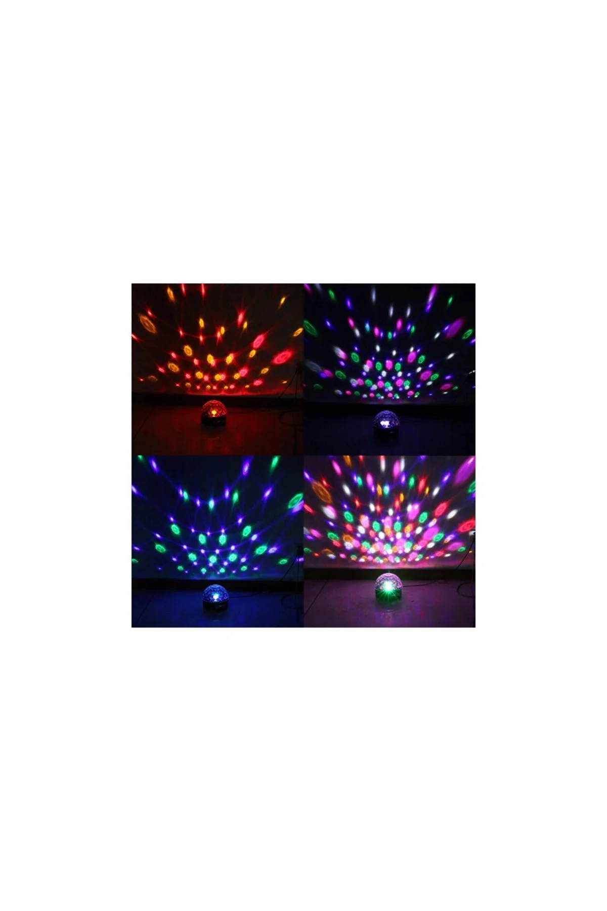 Led Wireless Bluetooth Işıklı Disko Topu - PAZARIZ Görsel 2
