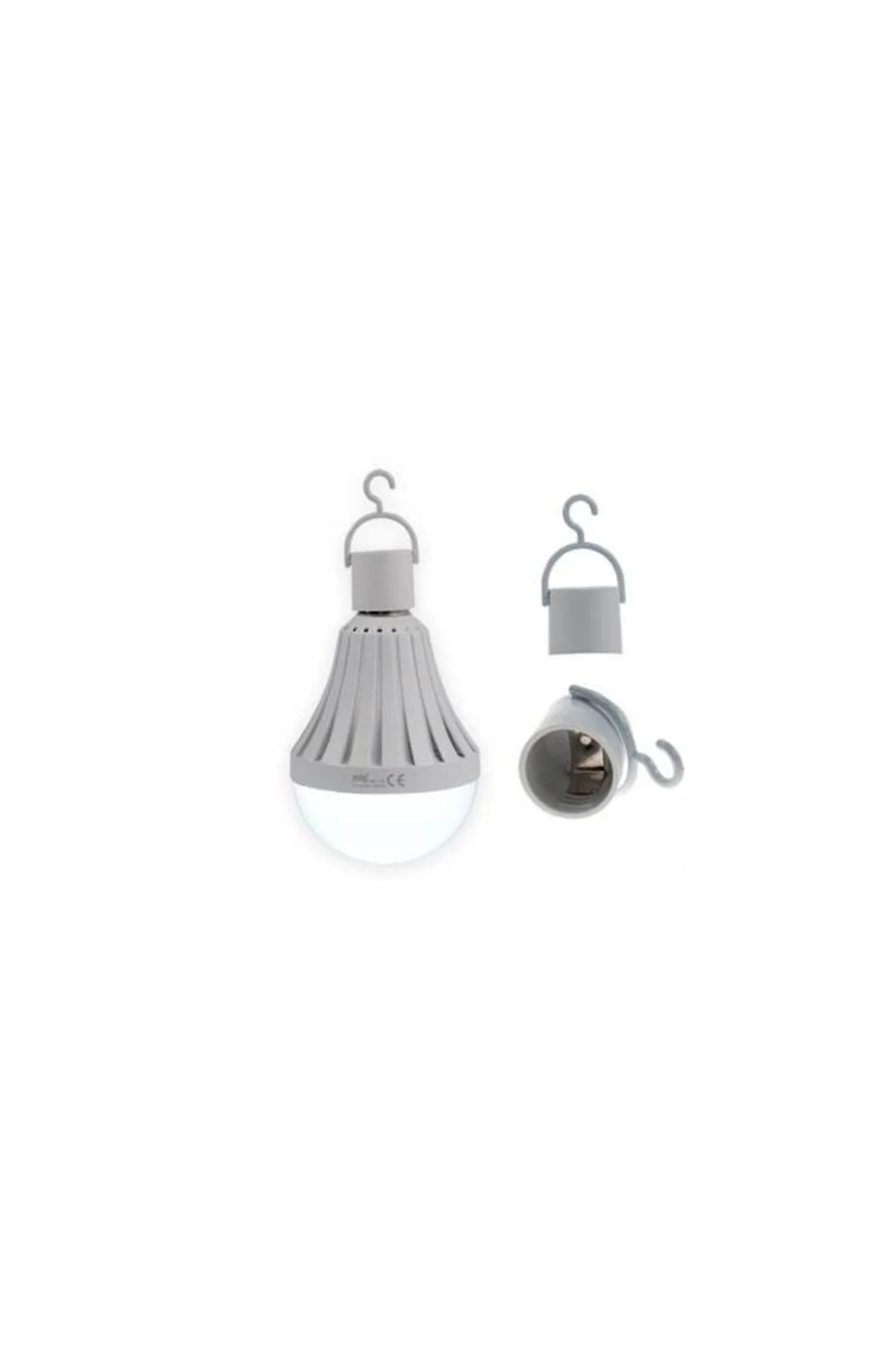 12w Şarjlı Akıllı Led Ampul E27 - 6400k + Seyyar Aparatı