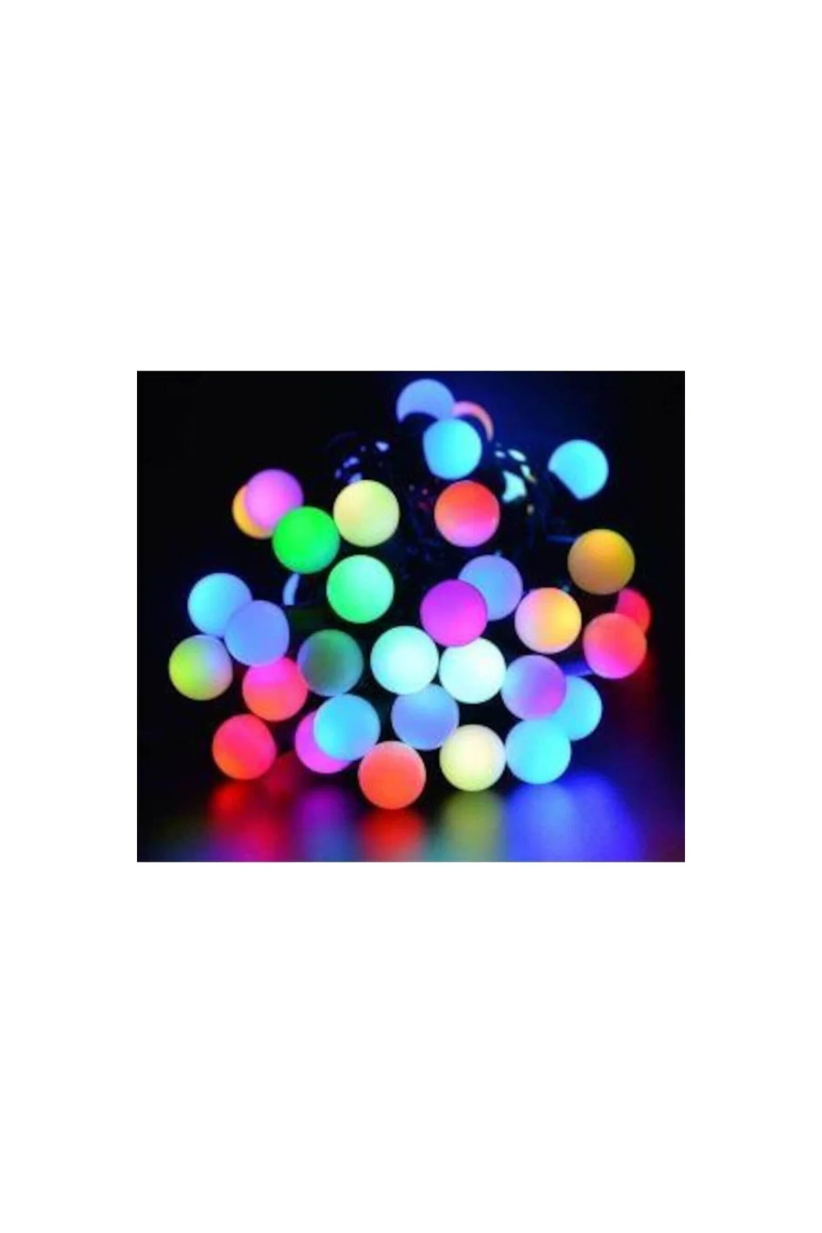 Yılbaşı Çam Ağaç Süsü Işığı Rgb Led Şerit Dekor Lambası Işık Topu - PAZARIZ Görsel 5