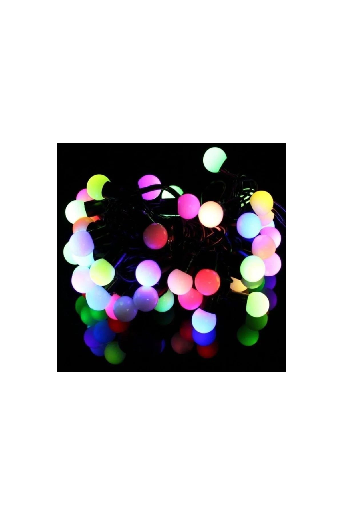Yılbaşı Çam Ağaç Süsü Işığı Rgb Led Şerit Dekor Lambası Işık Topu