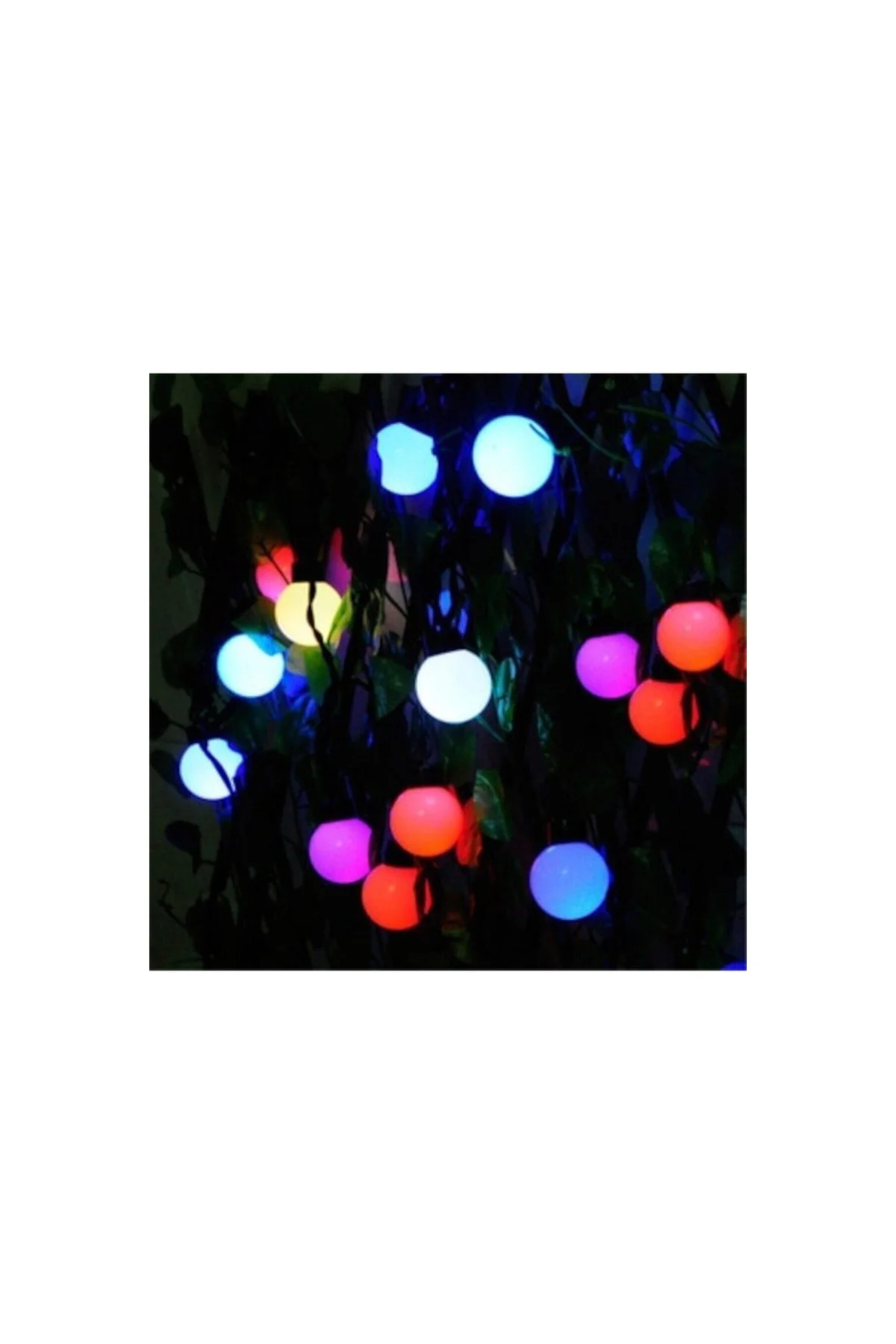 Yılbaşı Çam Ağaç Süsü Işığı Rgb Led Şerit Dekor Lambası Işık Topu - PAZARIZ Görsel 6