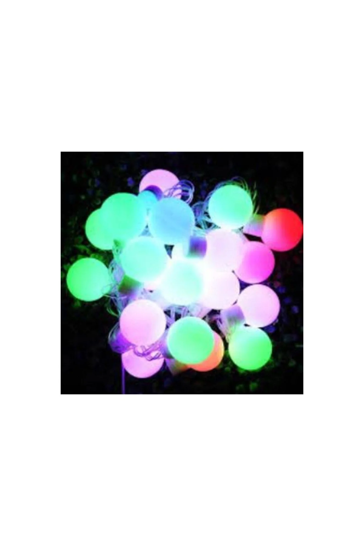 Yılbaşı Çam Ağaç Süsü Işığı Rgb Led Şerit Dekor Lambası Işık Topu - PAZARIZ Görsel 4