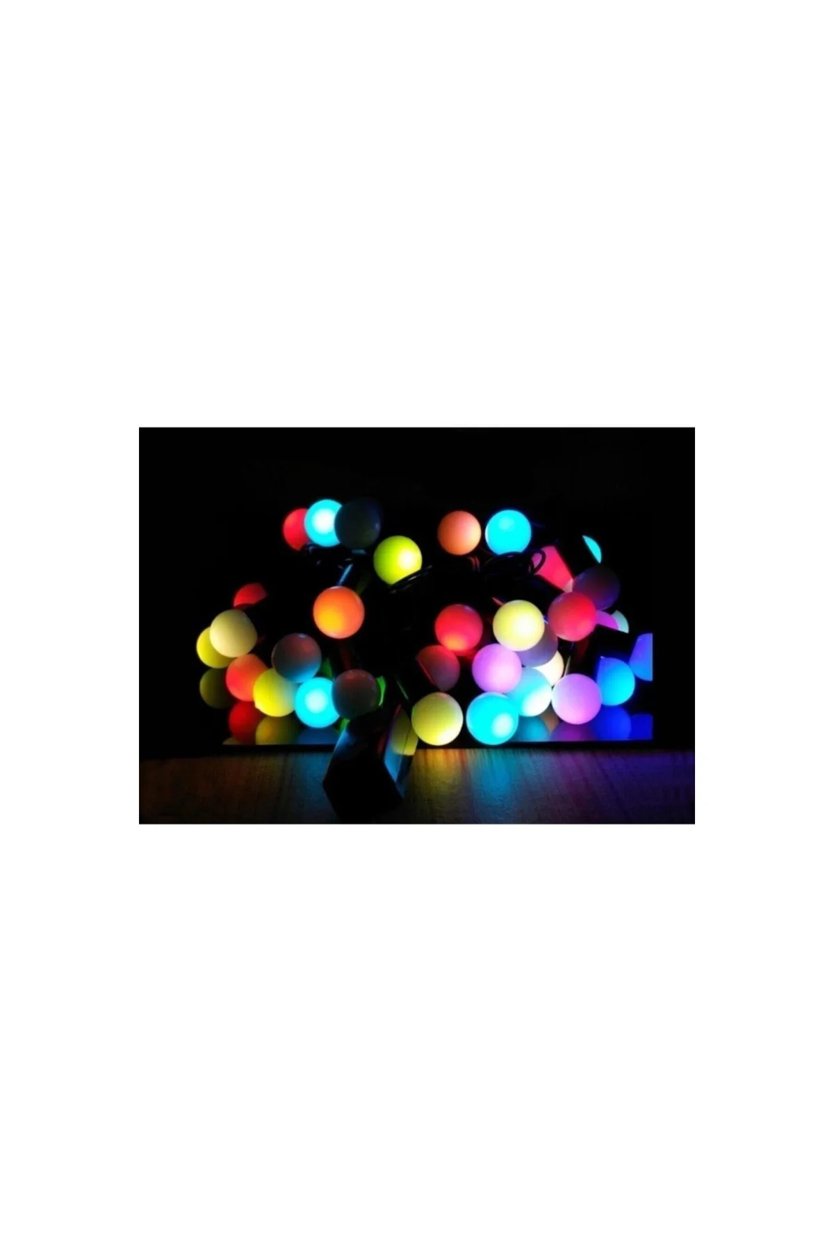 Yılbaşı Çam Ağaç Süsü Işığı Rgb Led Şerit Dekor Lambası Işık Topu - PAZARIZ Görsel 2