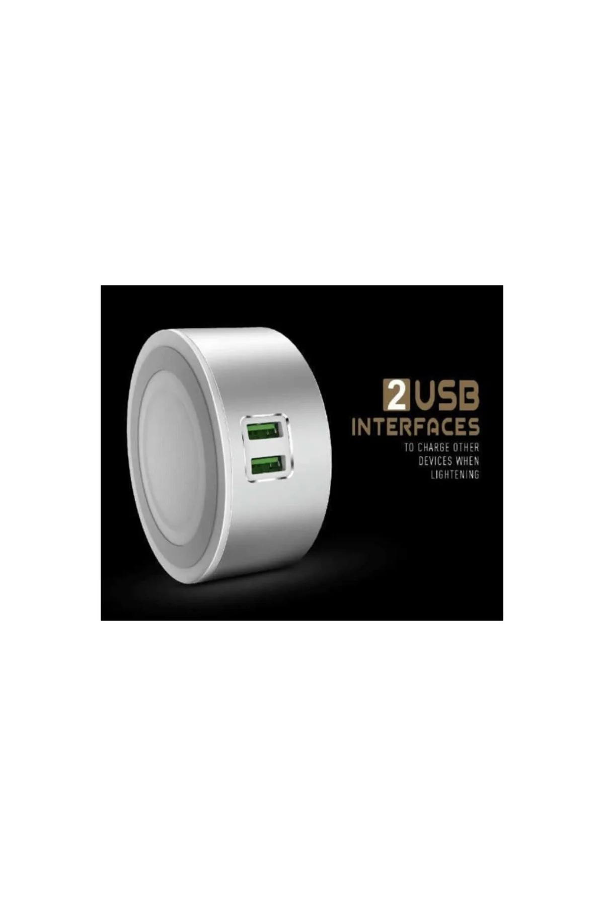 A2208 Dim Led Işık Çift 2 Port Usb Fiş 5 V 2.4a Hızlı Şarj Güç Soket Akıllı Telefonlar Için - PAZARIZ Görsel 4