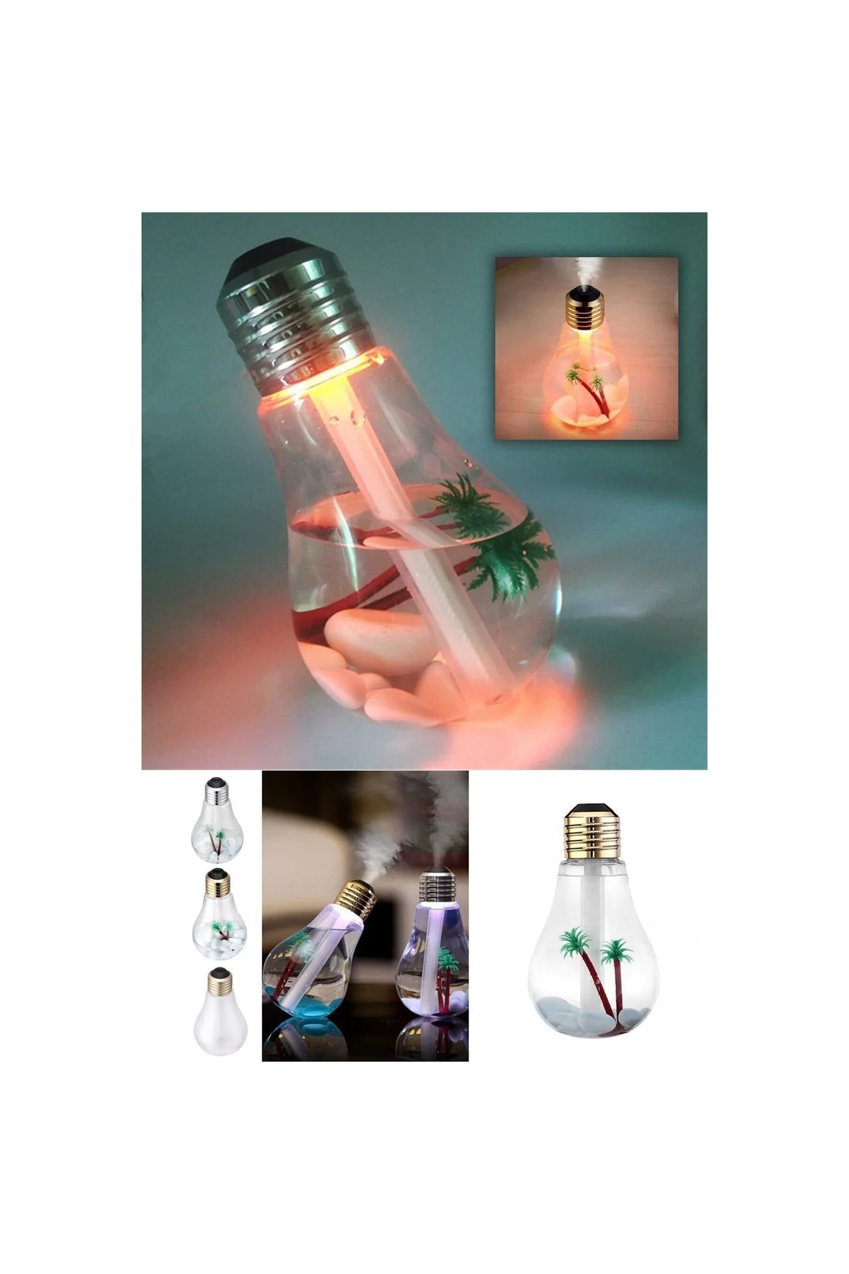 Led Işıklı Hava Nemlendirici Buhar Makinası