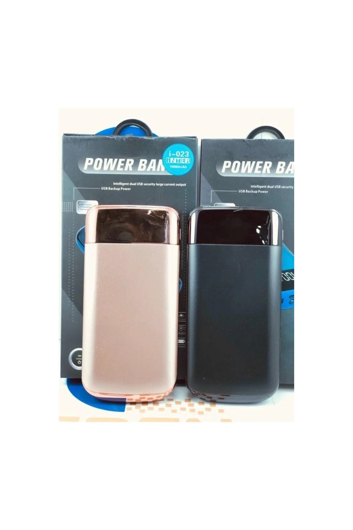 Powerbank 10.000 Mah Digital Led Ekranlı Pembe