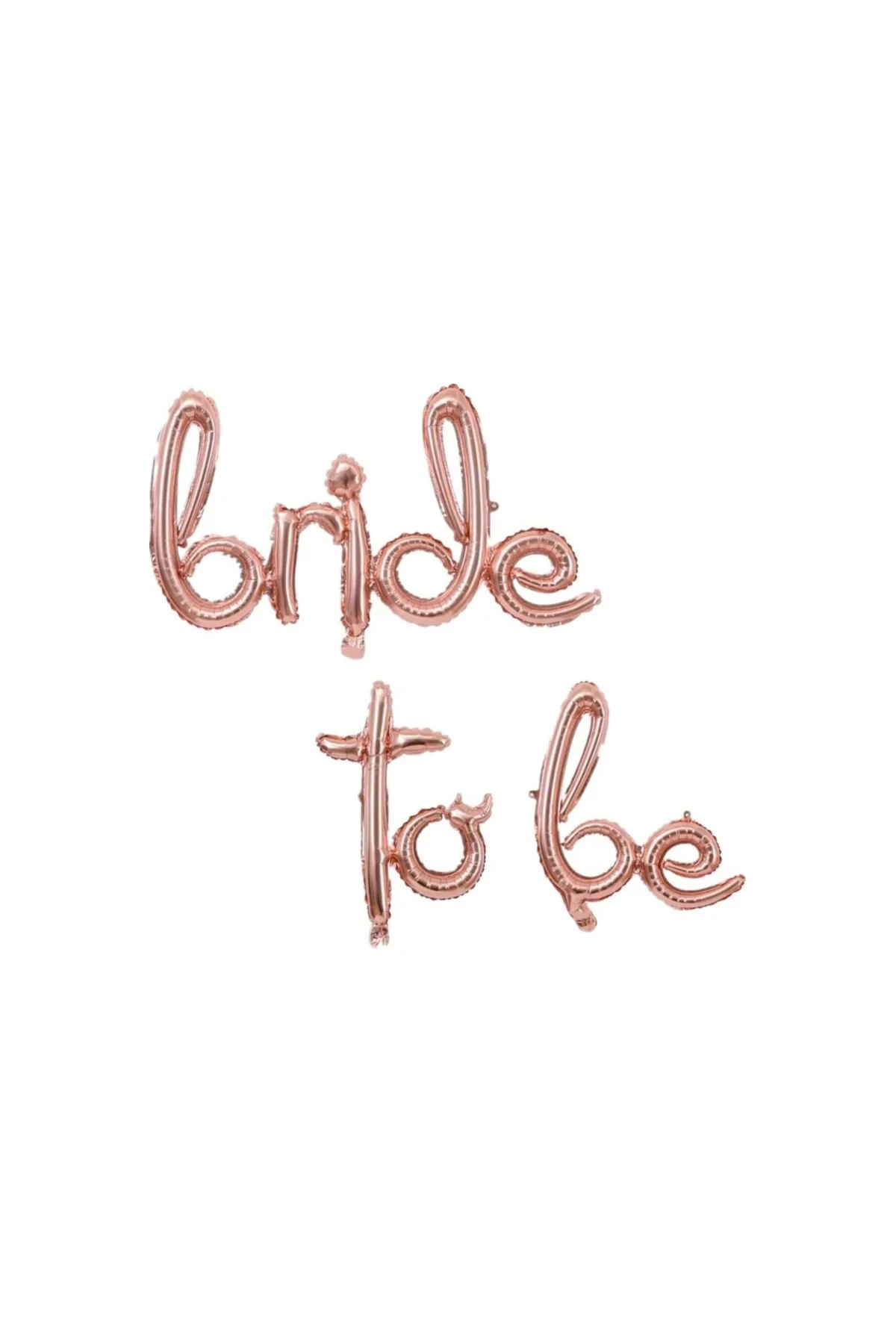 El Yazısı Bride To Be Rose Gold Folyo Balon 1 Adet