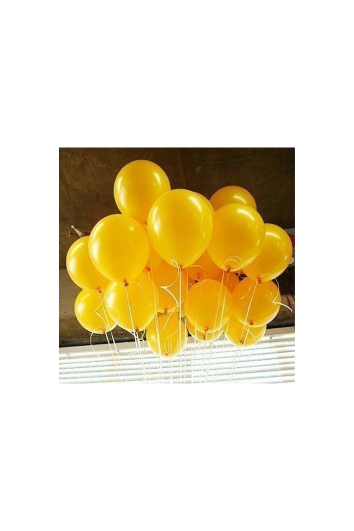 100 Adet Metalik Balon Ve Balon Zinciri (k.mavi, Mint Yeşili, Şeffaf, Sarı Pembe) Baby Shark Konsept - PAZARIZ Görsel 3