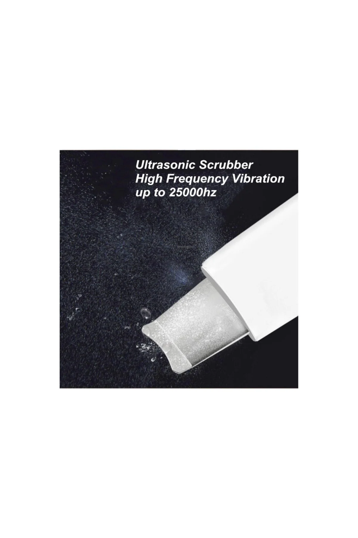 Ultrasonic Siyah Nokta Akne Scrubber Spatula Şarjlı Cilt Temizleyici - PAZARIZ Görsel 6
