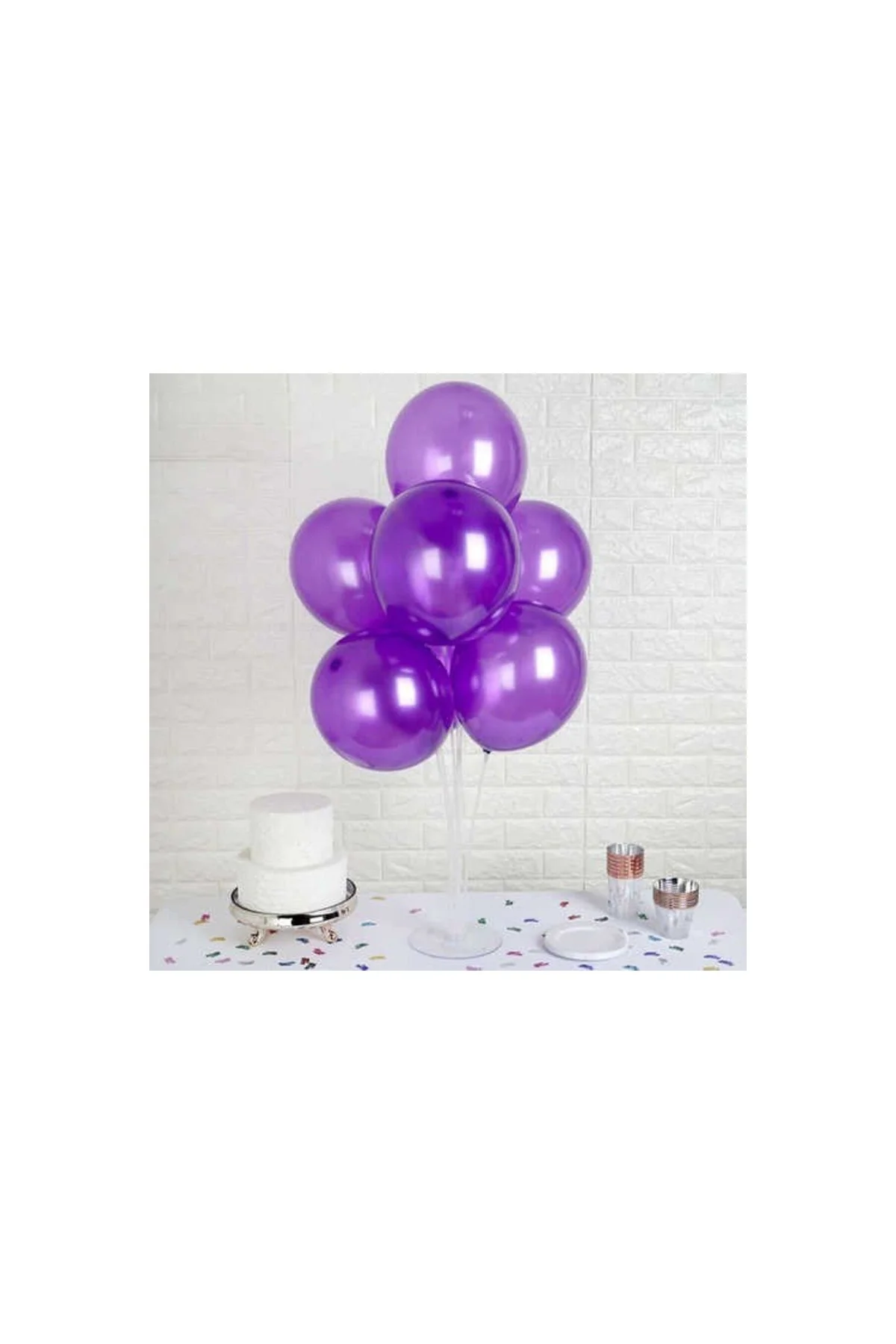 Mor Renkli Zincir Balon Setleri 10 Metre - PAZARIZ Görsel 4