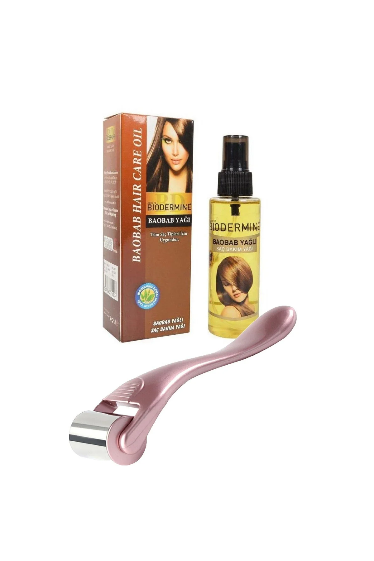 Biodermine Baobab Saç Bakım Yağı 100 Ml + Ice Roller