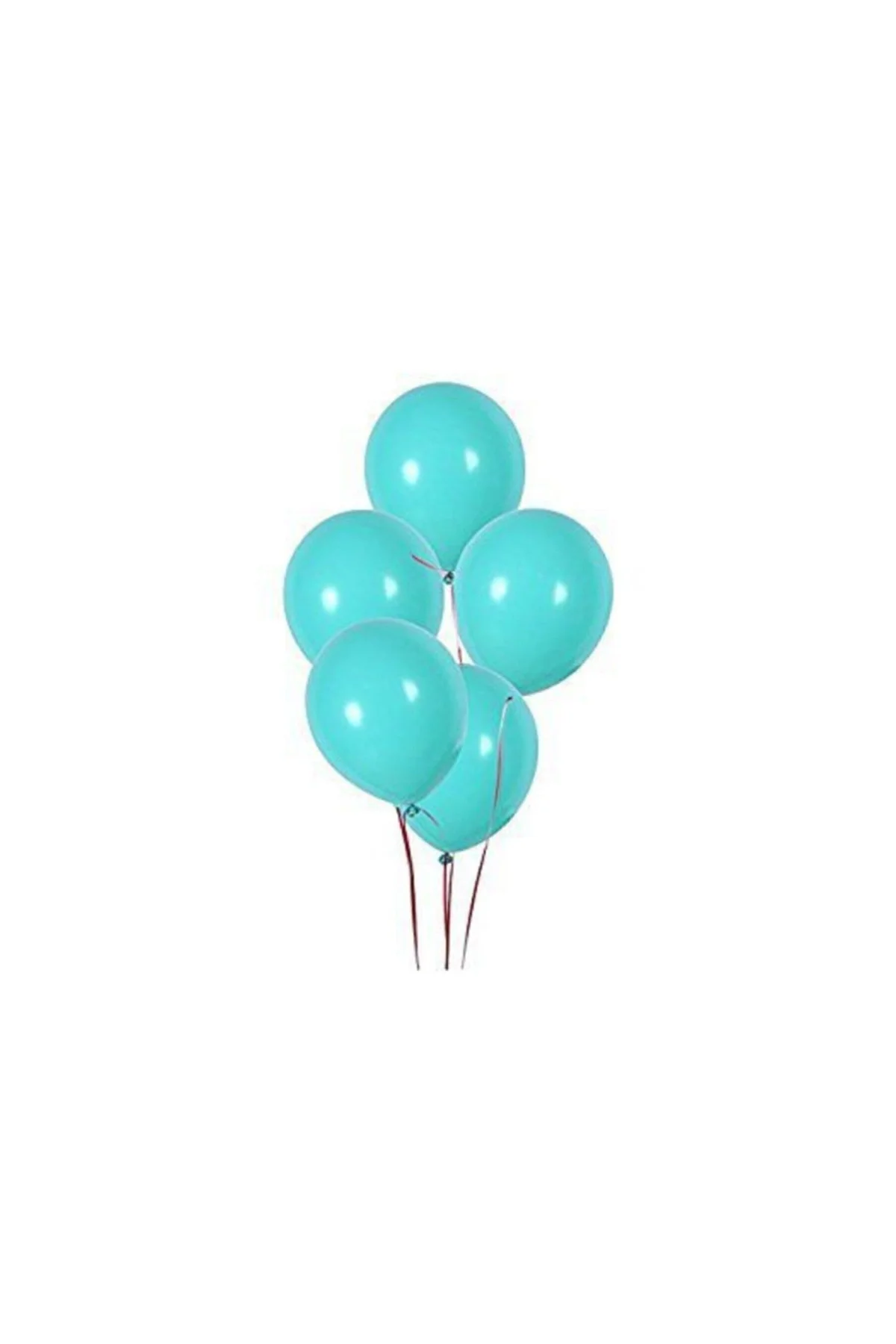 100 Adet Metalik Balon Ve Balon Zinciri (k.mavi, Mint Yeşili, Şeffaf, Sarı Pembe) Baby Shark Konsept - PAZARIZ Görsel 6