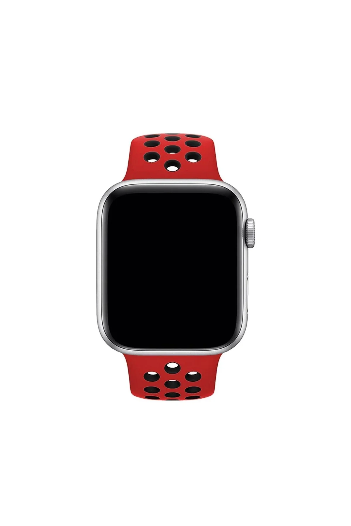 Watch Uyumlu 42-44-45 Mm Bileklik Spor Band Kordon Kırmızı - PAZARIZ Görsel 2