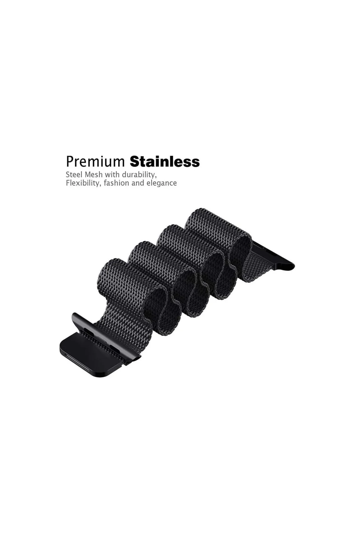 Apple Watch Uyumluseries 8 45mm Kordon, Metal Mor - PAZARIZ Görsel 4
