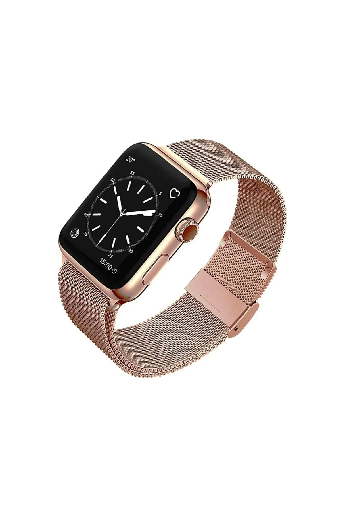 Apple Watch Uyumluseries 8 45mm Kordon, Metal Mor - PAZARIZ Görsel 2