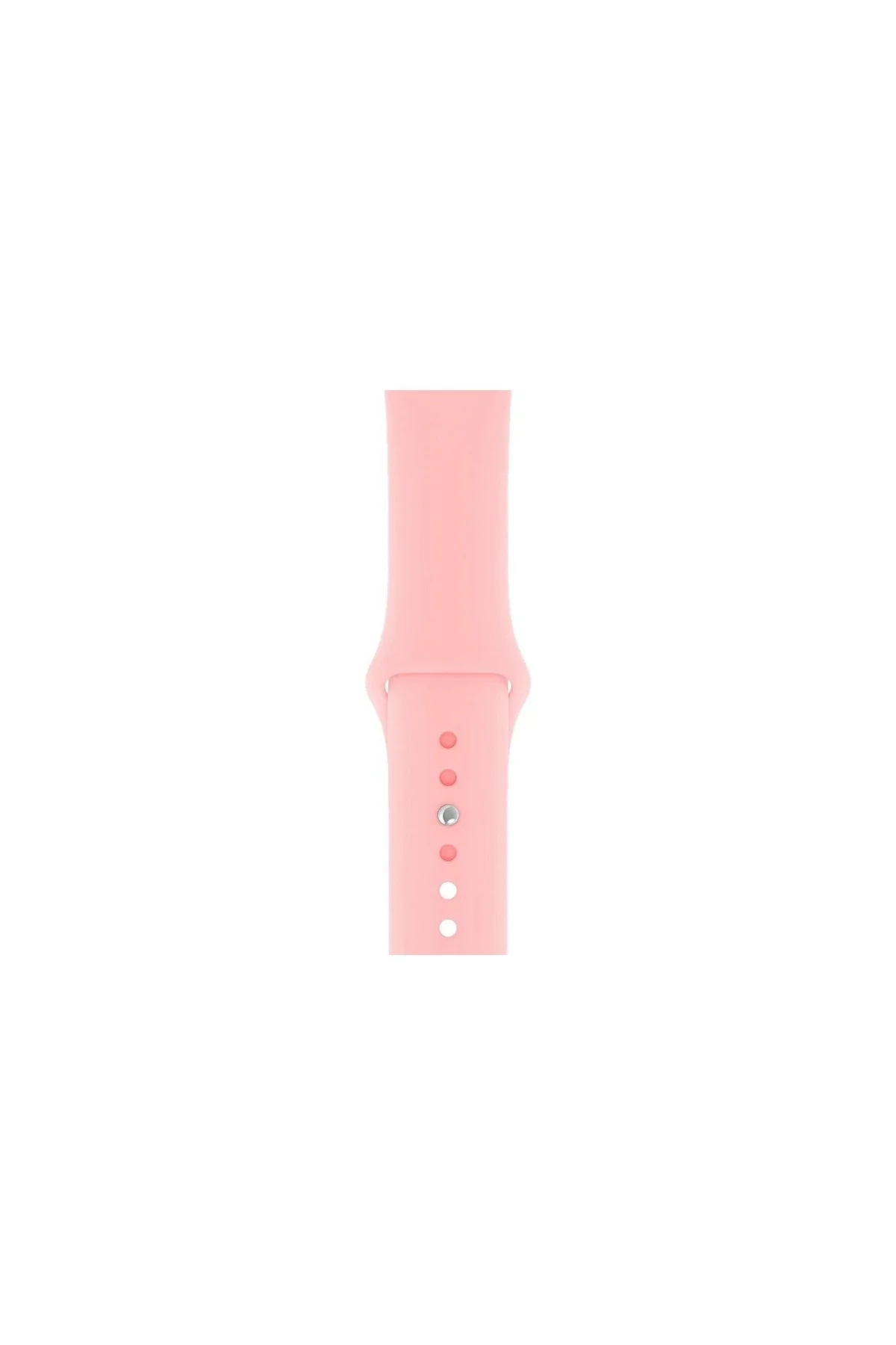 Apple Watch Uyumlukordon 2 3 4 5 6 Se 42 Mm Ve 44 Mm Silikon Kordon Kayış - Pudra Pembe