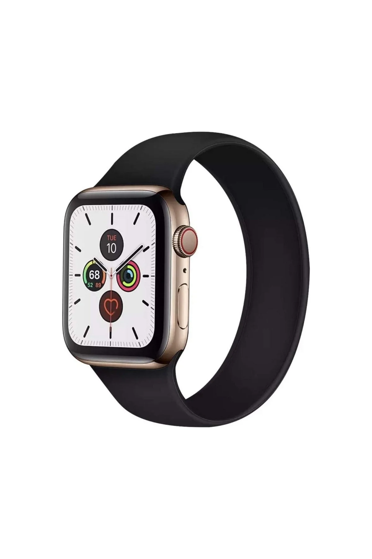 Apple Watch Uyumluseries 8 41mm Kordon, Silicone Elastic Band (size, 135mm) Kırmızı